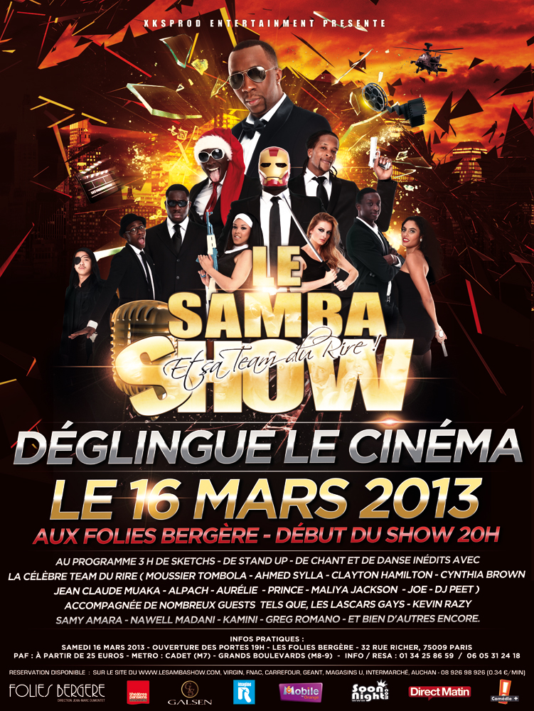 SambaShow Déglingue le Cinéma — Folies Bergère 2013