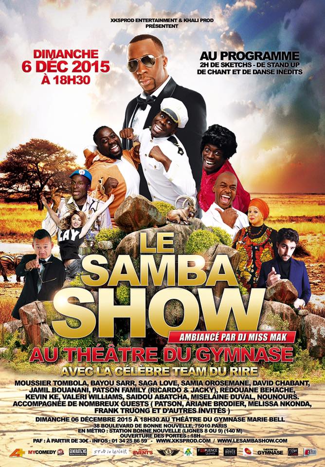 SambaShow — Theatre du Gymnase 2015