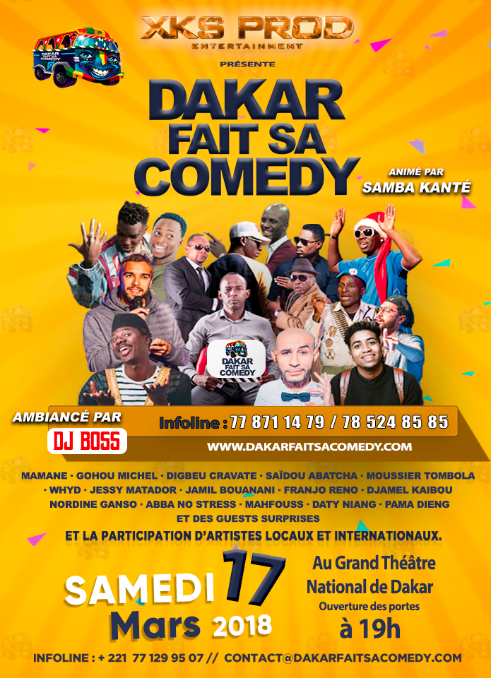 Dakar Fait Sa Comedy — Affiche